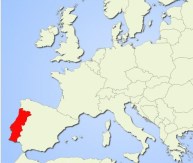 portogallo mappa della posizione